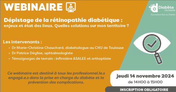 Webinaire diabète Occitanie